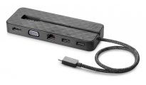 HP Spectre USB-C Travel Dock Bedraad USB 3.2 Gen 1 (3.1 Gen 1) Type-C Zwart