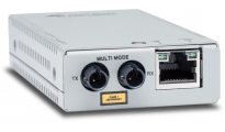 Allied Telesis AT-MMC2000/ST-960 netwerk media converter 1000 Mbit/s 850 nm Multimode Grijs