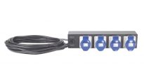 APC AP7586 Rack PDU - Basic, 2U, 32A, 230V, (4x) IEC60309, aanpasbaar power cord (zonder stekker)
