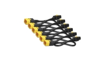 APC Stroomkabelkit (6 ea), blokkerend, C19 naar C20, 1,8 m