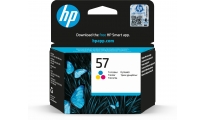 HP 57 originele drie-kleuren inktcartridge