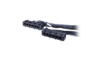 APC 50ft Cat6 UTP, 6x RJ-45 - 6x RJ-45 netwerkkabel Zwart 15,24 m U/UTP (UTP)