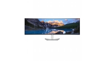 DELL UltraSharp U4924DW computer monitor 124,5 cm (49") 5120 x 1440 Pixels 5K Ultra HD LCD Zwart, Zilver