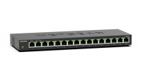 NETGEAR GS316 Unmanaged L2 Gigabit Ethernet (10/100/1000) Zwart