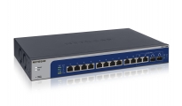 NETGEAR XS512EM Managed L2 10G Ethernet (100/1000/10000) 1U Blauw, Grijs